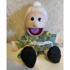 Silly Puppets Full Body Hand Puppet Granny Grandmother 14"